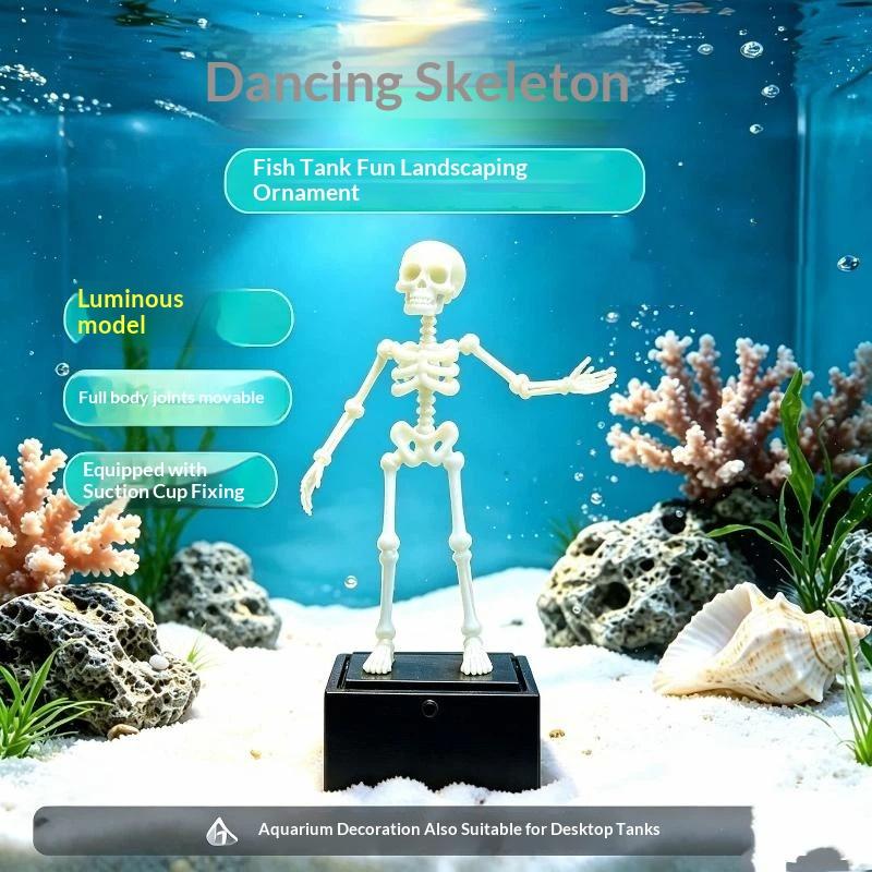 Aquarium Fish For Sale - Хит продаж: 3D-печатный танцующий скелет-аэратор для