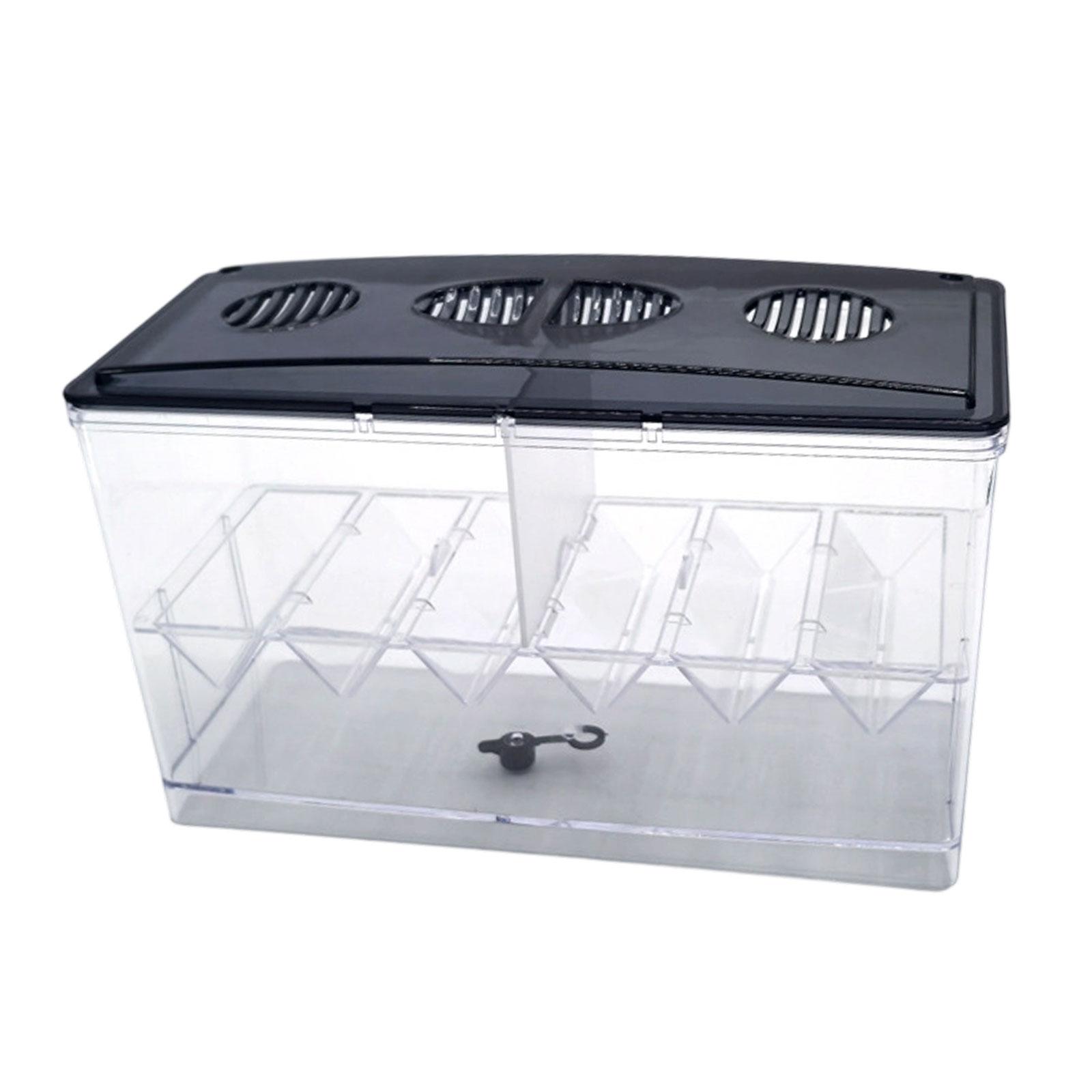 Aquarium Fish Tank Cleaner - Плавающая изоляционная коробка для разведения рыбы,