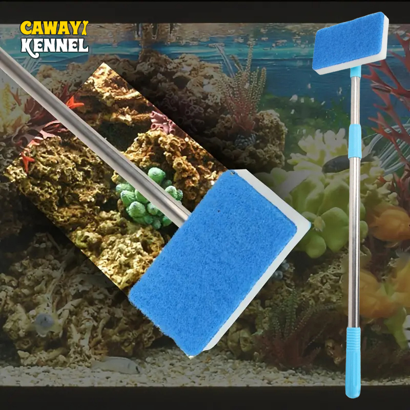Aquarium Fish Tank Cleaner - Телескопическая ручка 55–95 см 180 °