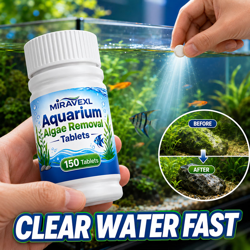 Aquarium Fish Freshwater - Таблетки MIRAVEXL 150 для удаления водорослей
