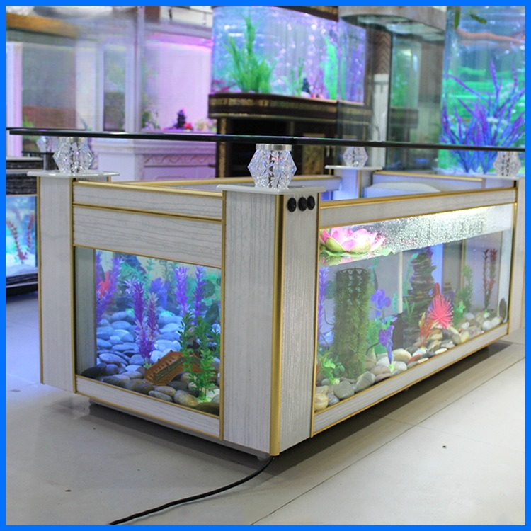 Aquarium Fish Live - Журнальный столик-аквариум для гостиной, экологичный, из
