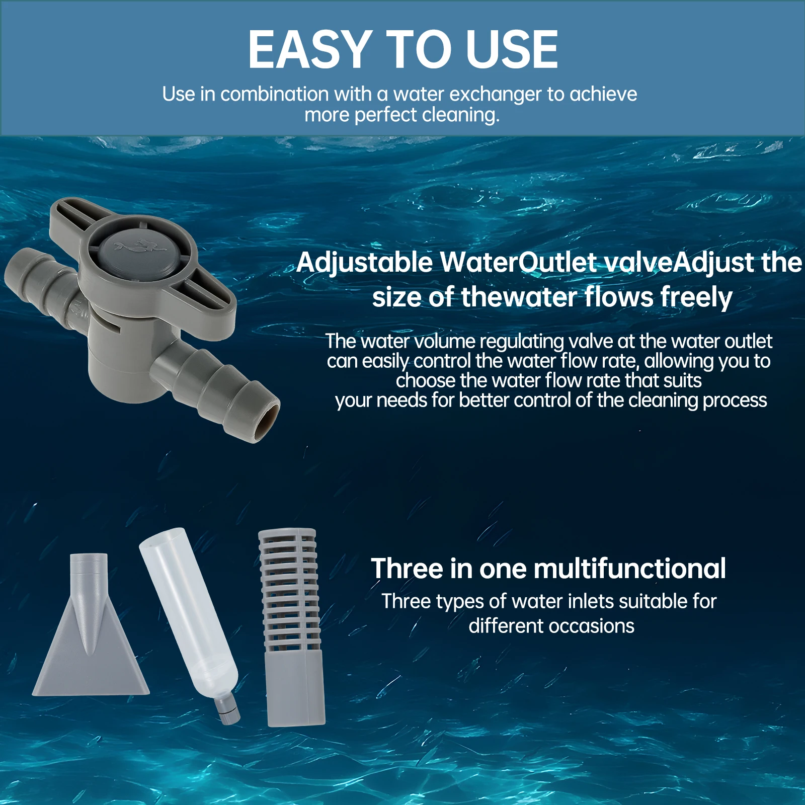 Пылесос для гидромассажной ван – обзор и цена Aquarium Fish Tank Cleaner
