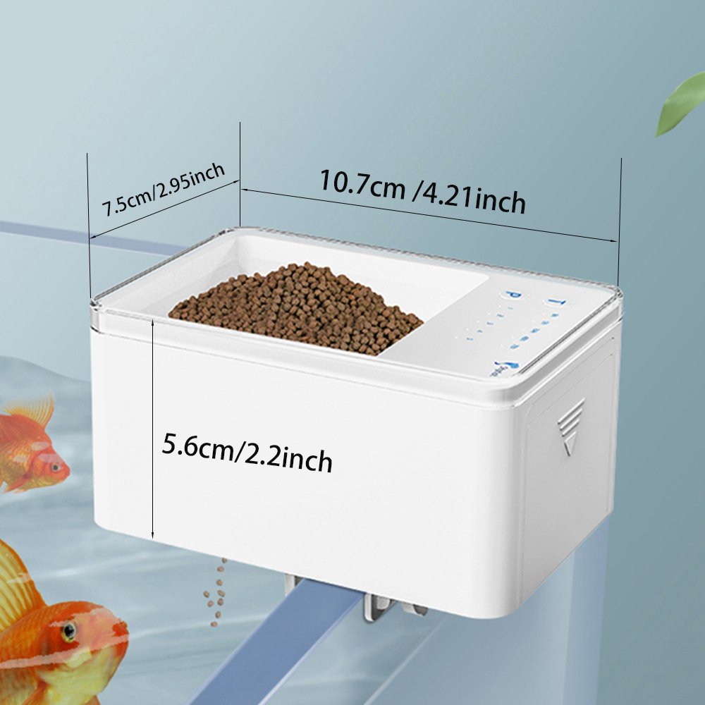 100 мл большая емкость кормушк – обзор и цена Aquarium Fish Feeder Automatic