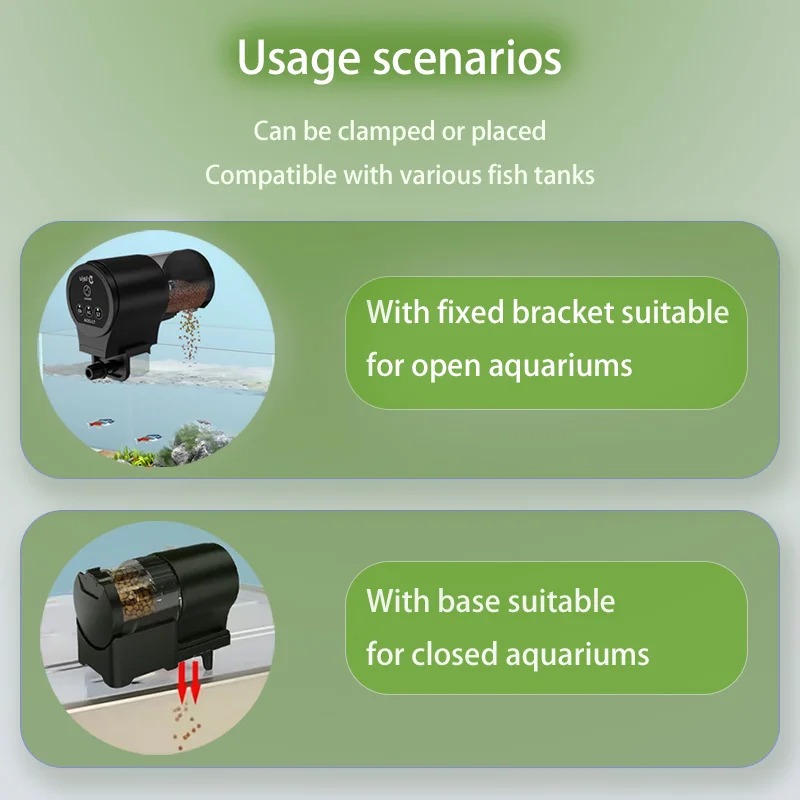 Кормушка для аквариума, интелл – обзор и цена Aquarium Fish Feeder Automatic