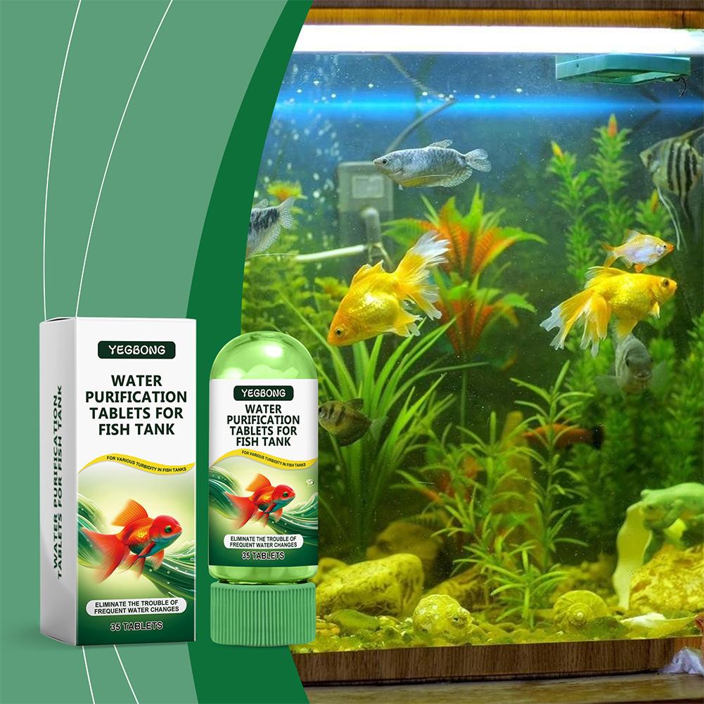 Таблетки для очистки воды в ак – обзор и цена Aquarium Fish Tank Cleaner