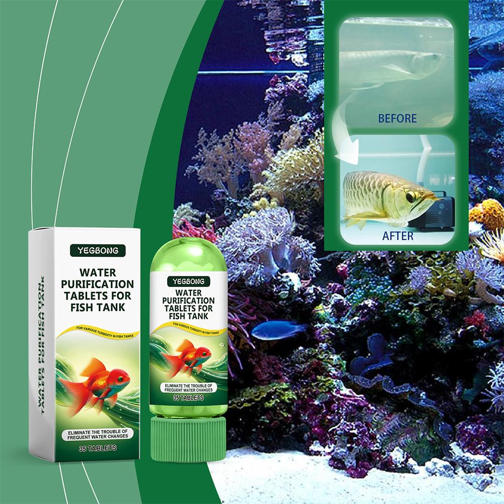 Таблетки для очистки воды в ак – обзор и цена Aquarium Fish Tank Cleaner