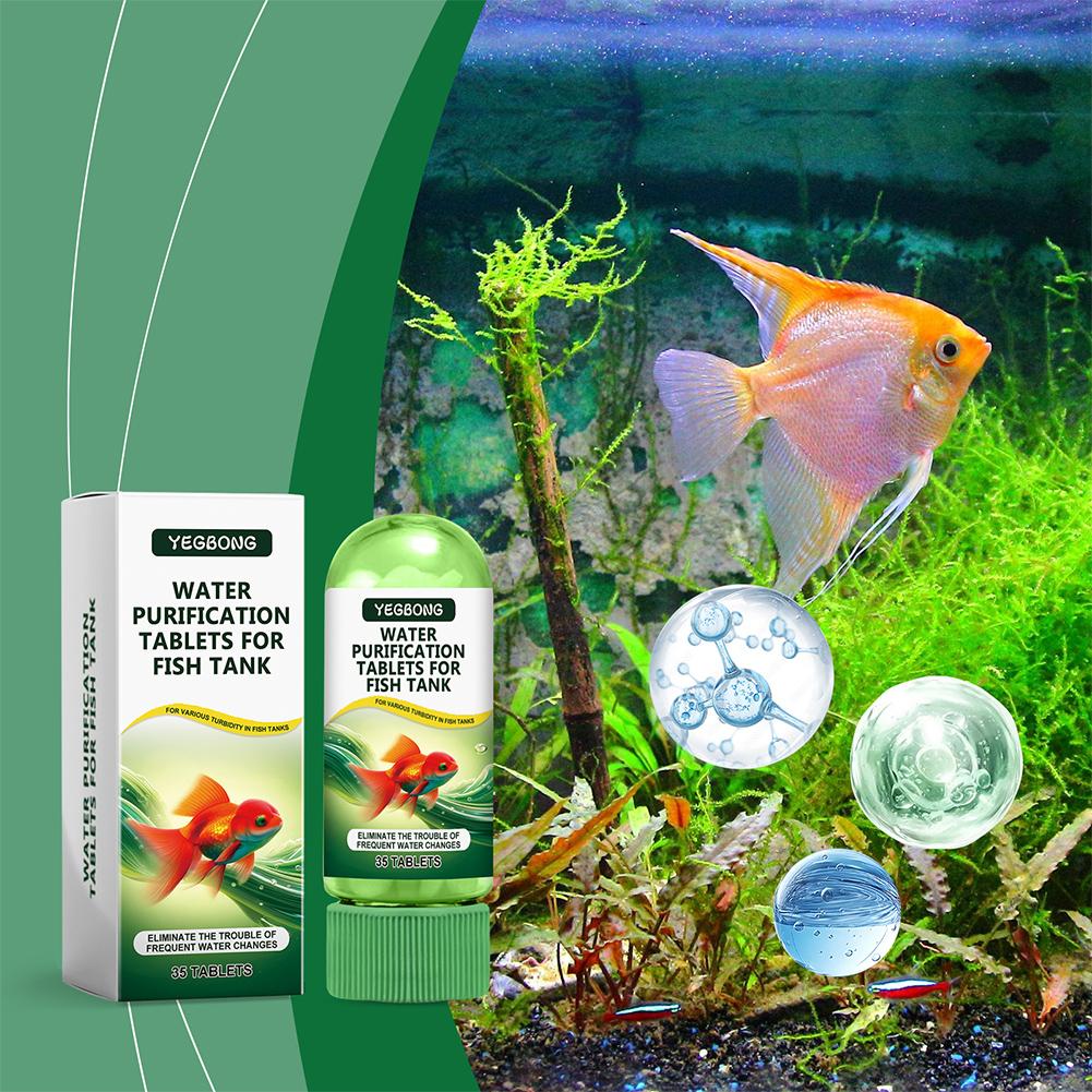 Таблетки для очистки воды в ак – обзор и цена Aquarium Fish Tank Cleaner