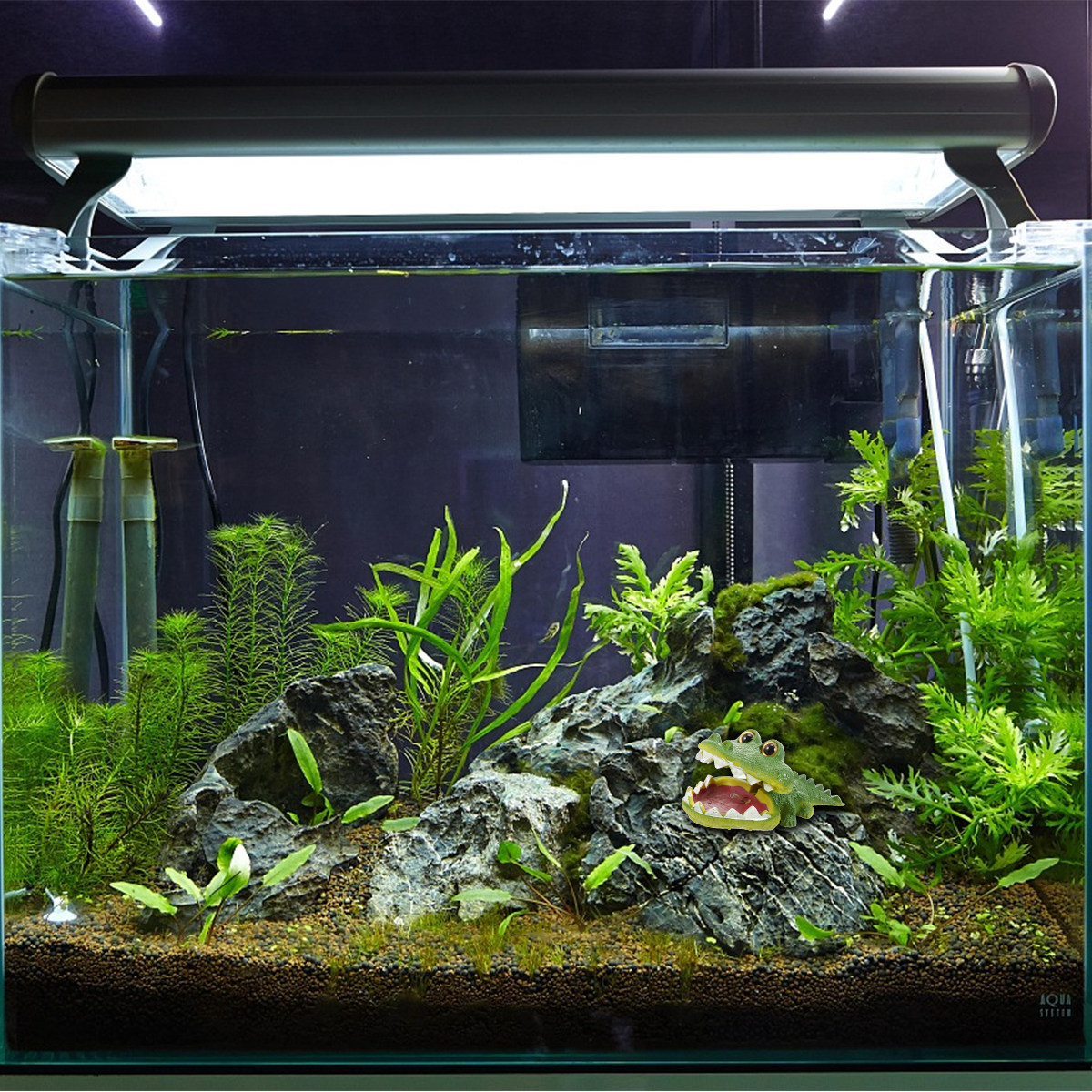 Креативный декоративный элемен – обзор и цена Aquarium Fish Alligator