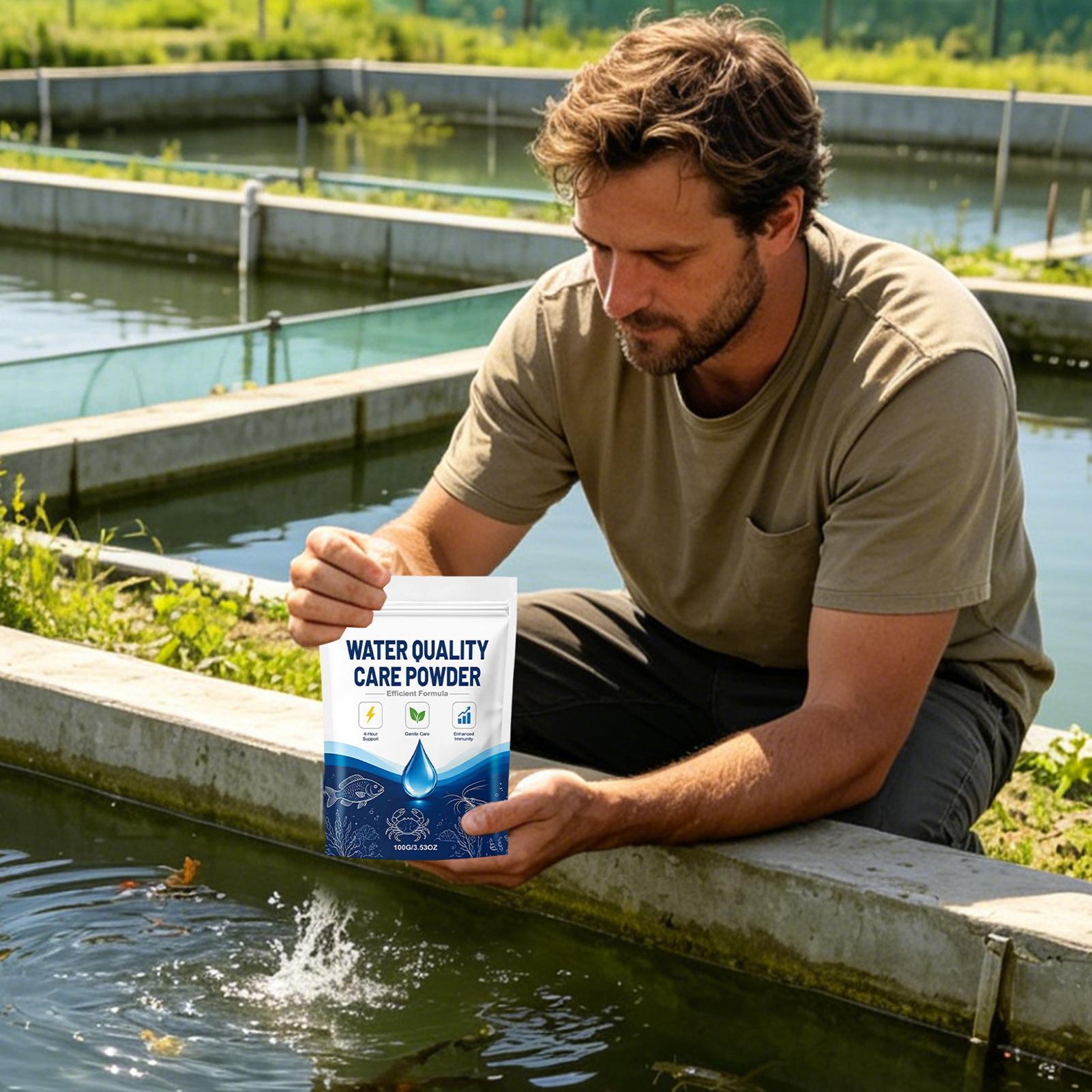 100 г порошкового очистителя в – обзор и цена Aquarium Fish Tank Cleaner
